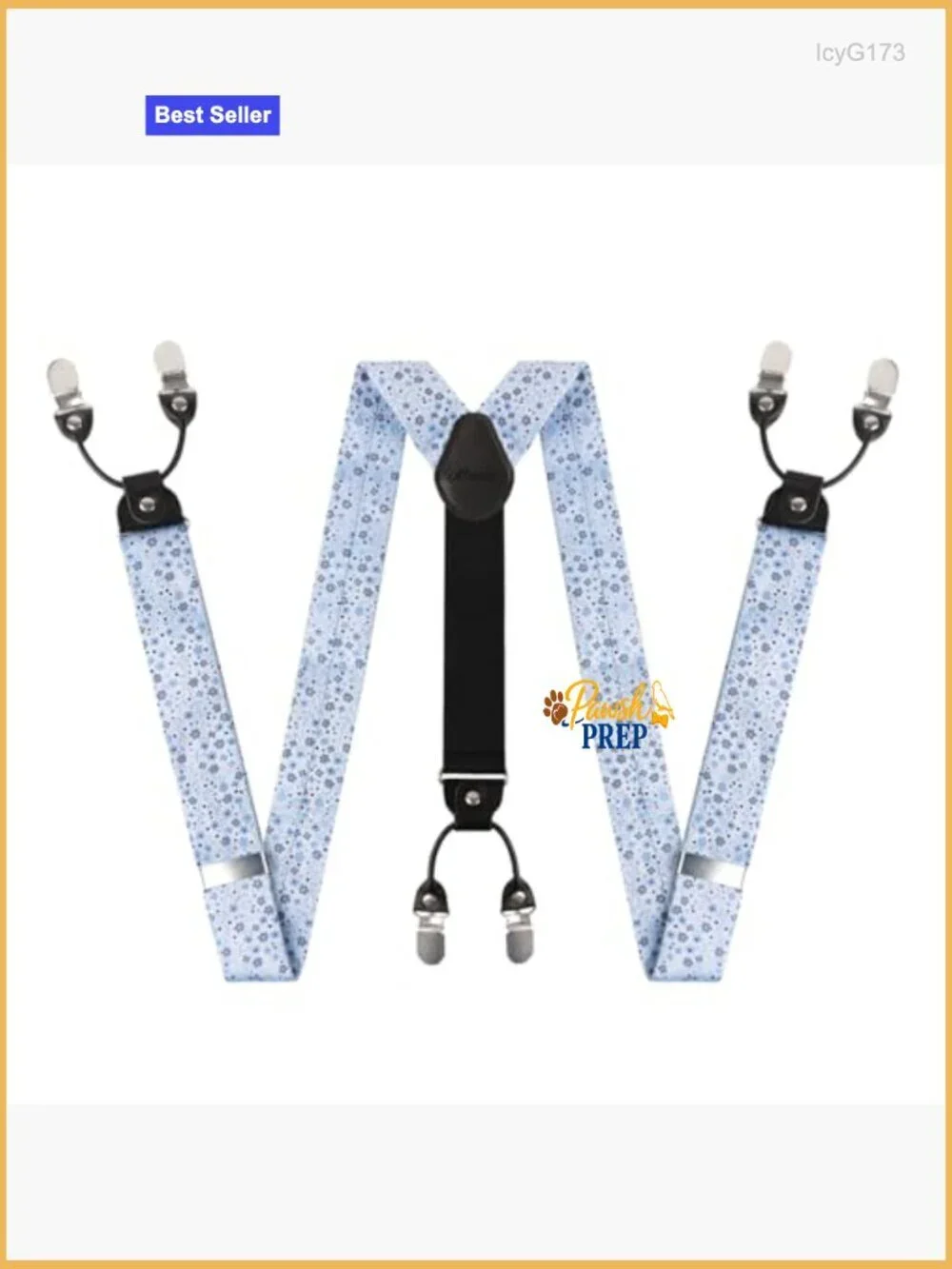 Men's Floral Suspenders Bow Tie Pocket Square Set Formal Wear